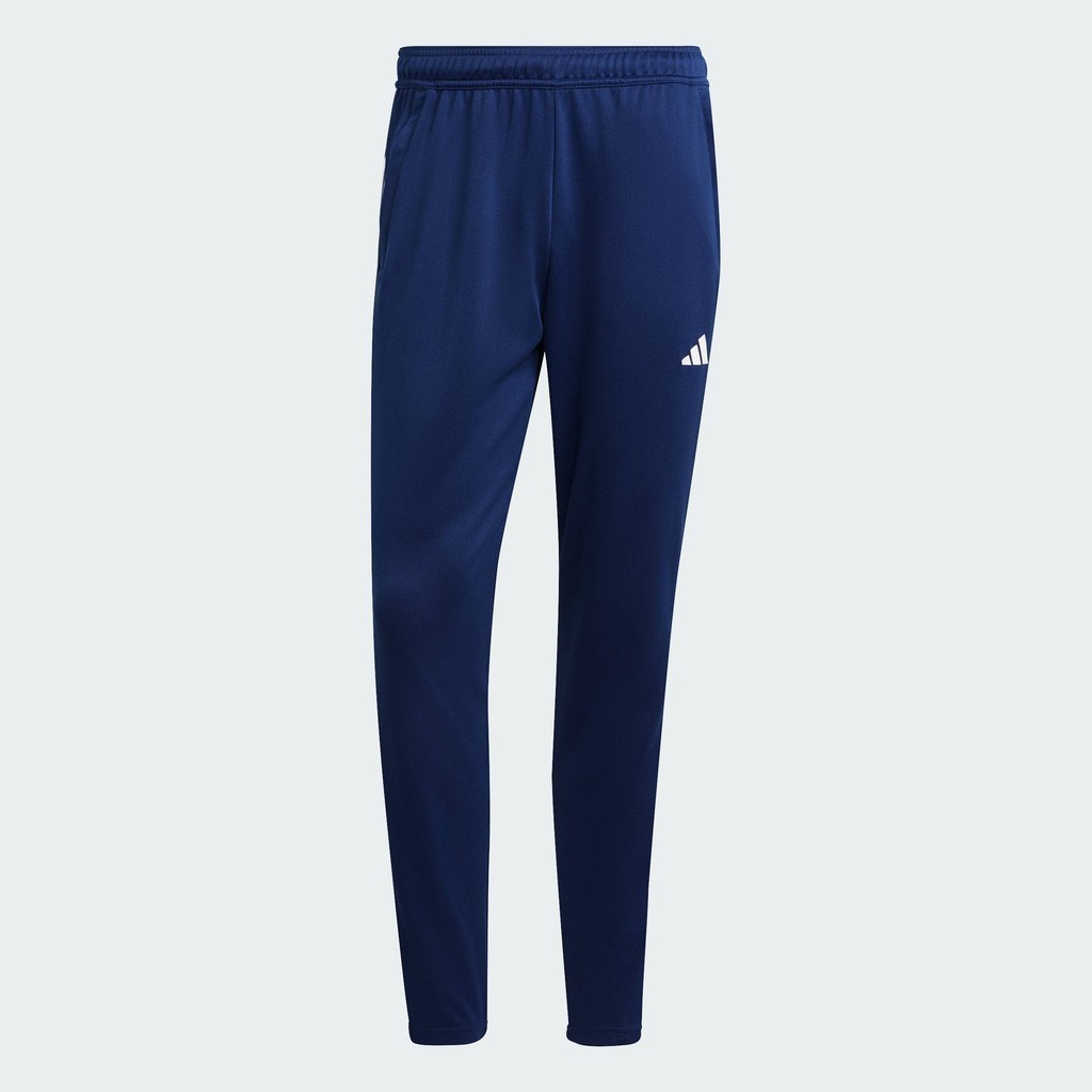 adidas Gym & Training กางเกงเทรนนิงขายาว Train Essentials 3-Stripes ผู้ชาย สีน้ำเงิน IB8169
