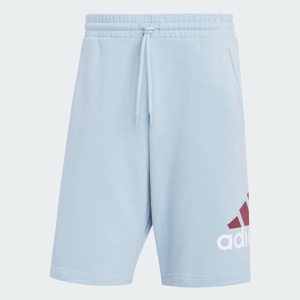 adidas ไลฟ์สไตล์ กางเกงขาสั้นผ้าเฟรนช์เทอร์รีย์ Essentials Big Logo ผู้ชาย สีน้ำเงิน IJ8563
