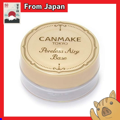 Canmake Poreless Airy Base 01 Pure White Makeup Base Jar 9g (x 1) [Direct From Japan]