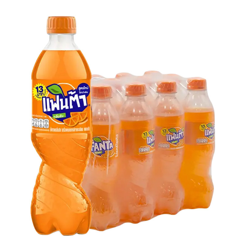 แฟนต้า เครื่องดื่มน้ำอัดลม กลิ่นส้ม 330 มล. x 12 FANTA Soft Drink Orange 330 ml x 12