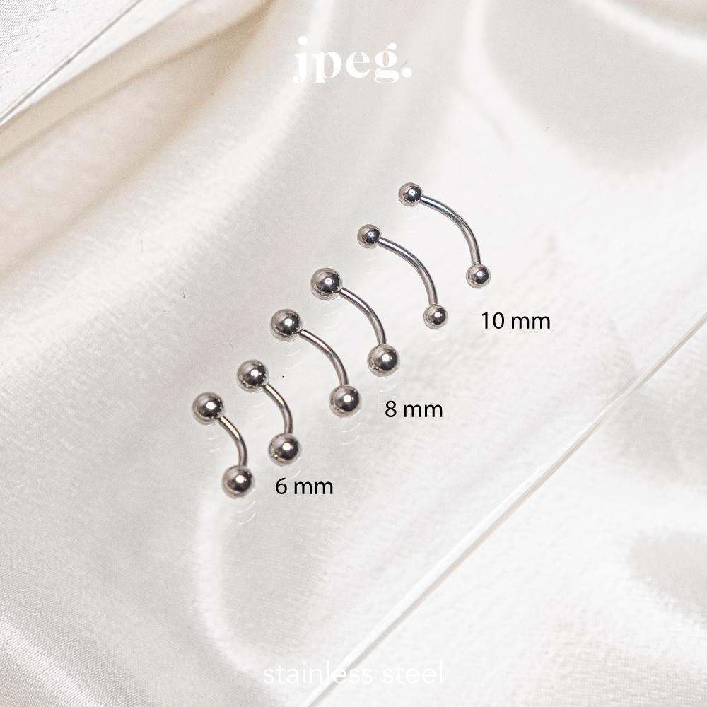 JPEG - Banana Piercing  (Stainless Steel) จิวหู