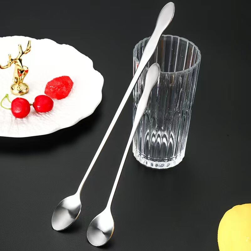 ช้อนคนด้ามยาว สแตนเลส มีให้เลือก ยาว 20/26cm stirring spoon - รูปที่ 5