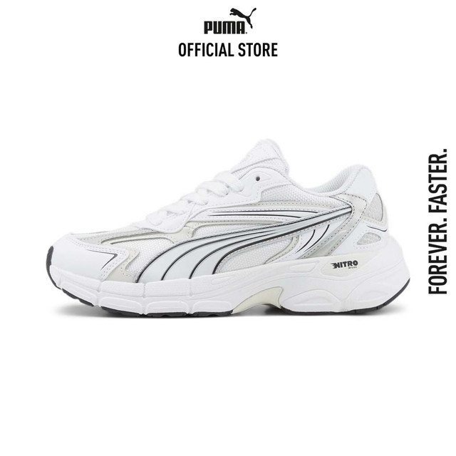 PUMA EVOLUTION - รองเท้าผ้าใบ Teveris NITRO Noughties สีขาว 38892003
