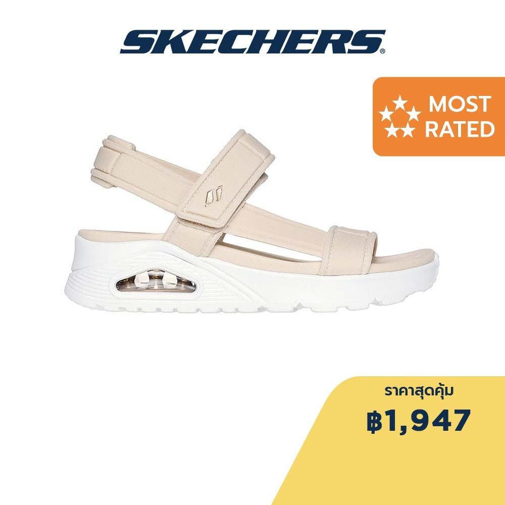 Skechers สเก็ตเชอร์ส รองเท้าแตะผู้หญิง Women Uno Summer Stand2 Sandals - 119813-NAT