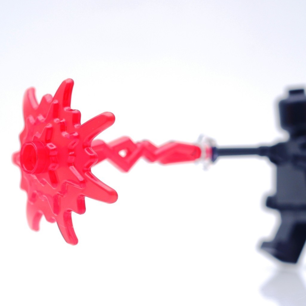 LEGO WEAPON Black Wand 6 Red Magic Spells