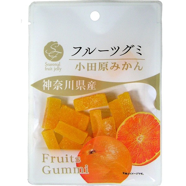 Nature Odawara mandarin gummies produced in Kanagawa PrefectureUnique texture and glutinous texture 