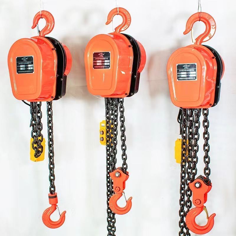 รอกโซ่ไฟฟ้า 380v 1ตัน2/3/5/10รอกไฟฟ้าแบบกลุ่มตัน220v รอกโซ่ HZOM