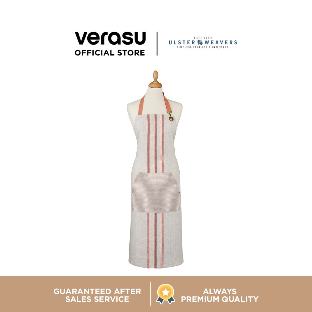 ULSTER WEAVERS ผ้ากันเปื้อน LINEN STRIPE-COROL รุ่น ULS-7STP01L