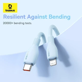 Baseus สายชาร์จเร็ว รุ่น Pudding Series Fast Charging Cable 1.2m / 2m , 2.4A l 20W l 100W (USB to Type C ไม่รองรับ IOS)