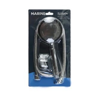 MARINE ชุดฝักบัว 1 ระบบ ฝอยน้ำนุ่ม รุ่น M215 สีโครม |ZWF|