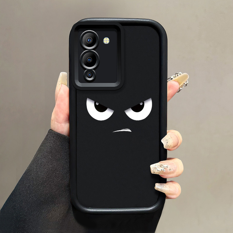 เคสสำหรับ Infinix Note 12 G96 เคสป้องกันการกระแทกซิลิโคนเคสโทรศัพท์มีลายดวงตายอดนิยม