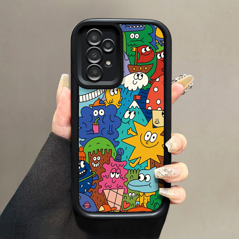 เคสสำหรับ Samsung Galaxy A13 A04s A13 Lite A04s เคสป้องกันการกระแทกซิลิโคนเคสโทรศัพท์อนิเมะการ์ตูน