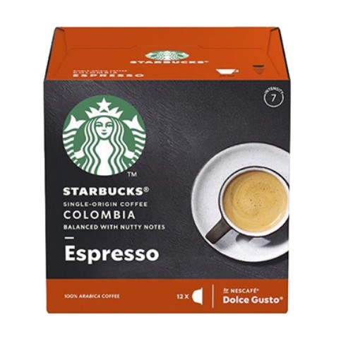 Starbucks Colombia Medium Roast Espresso 12 Capsules นำเข้าจากอเมริกา Colombia Medium Roast Espresso