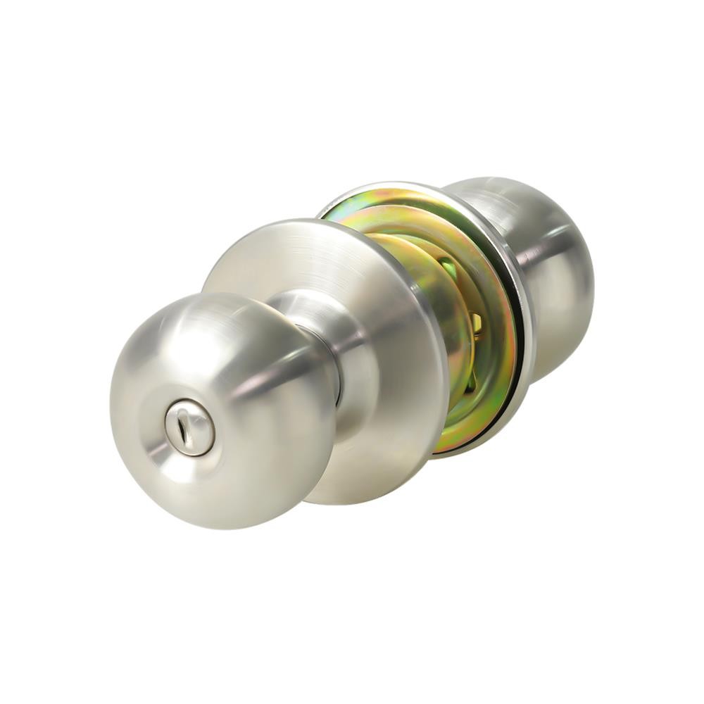 SOLO ลูกบิดห้องน้ำ SOLO 94D-222SS-BK หัวจัน สีสเตนเลส อุปกรณ์ประตู ลูกบิดประตู SOLO 94D-222SS-BK STA