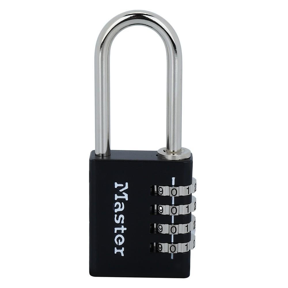 MASTER LOCK กุญแจรหัสคล้อง MASTER LOCK 7640EURDBLKLH 40 MM อุปกรณ์ประตู กุญแจคล้อง COMBINATION PADLO