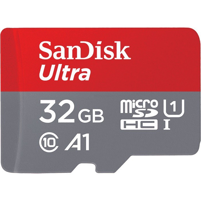 SANDISK Ultra microSDHC, SQUA4 32GB, A1, C10, U1, UHS-I Micro SD Cards ME6-000907