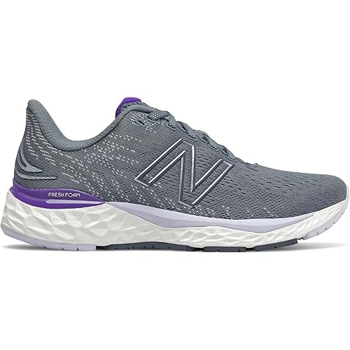 New Balance New Balance รองเท้าวิ่งผู้หญิง Fresh Foam 880V รองเท้าผ้าใบ W880D Ocean Grey/Deep Violet