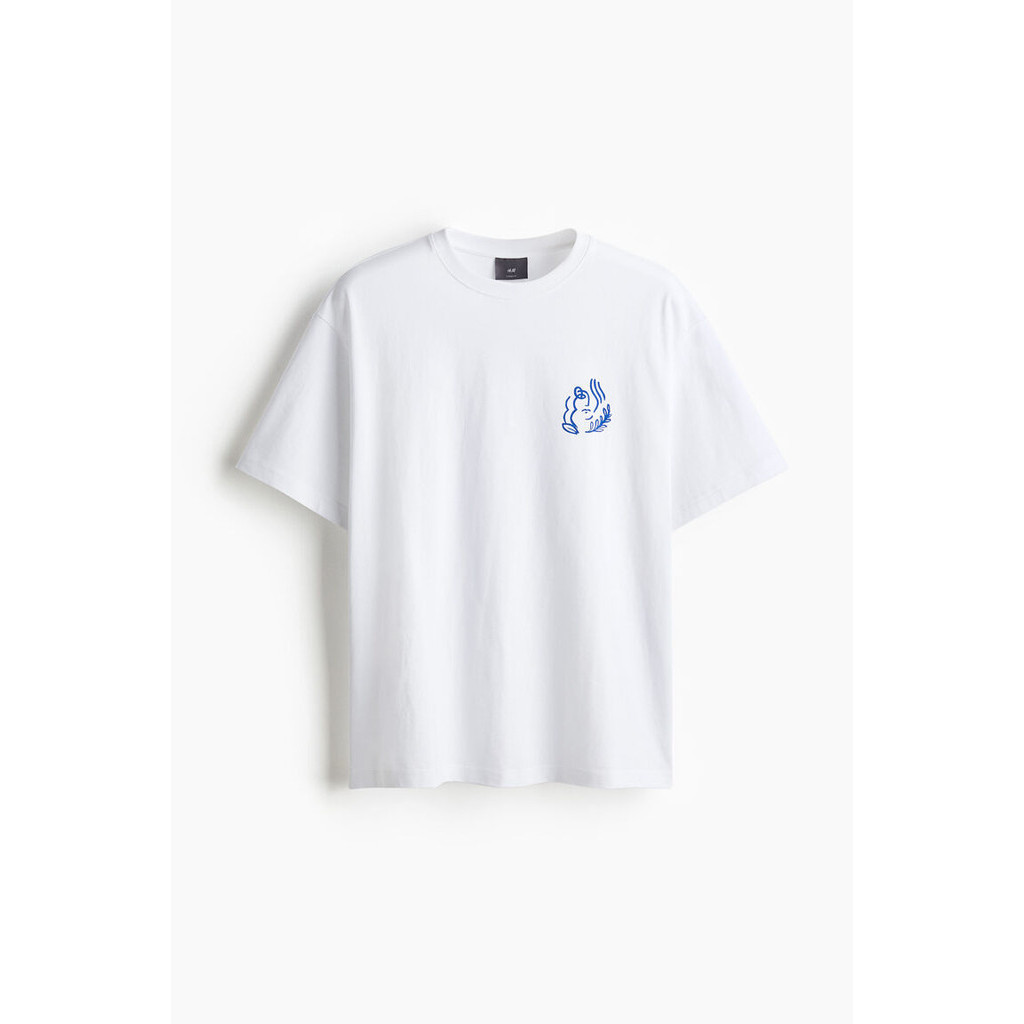 H&M Man Loose Fit Printed T-shirt 1034065_11