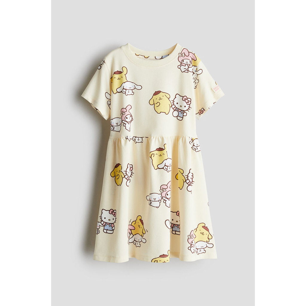H&M เด็กผู้หญิง Patterned jersey dress 1263350_2