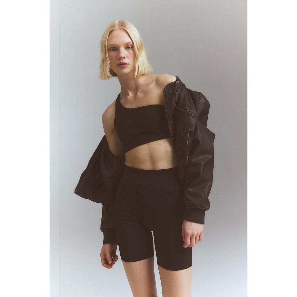 H&M  Woman DryMove™ Pocket-detail sports cycling shorts 1213465_23