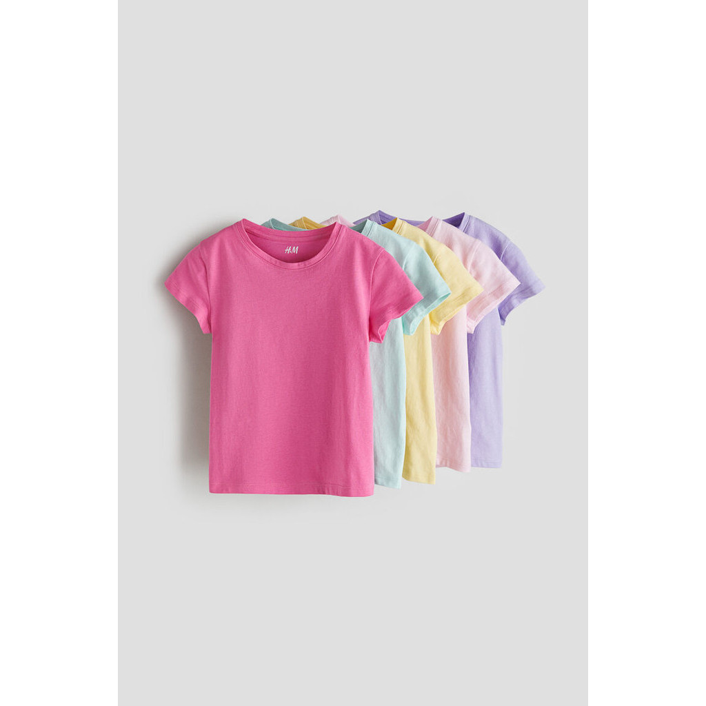 H&M  Girl 5-pack cotton T-shirts 1022628_5