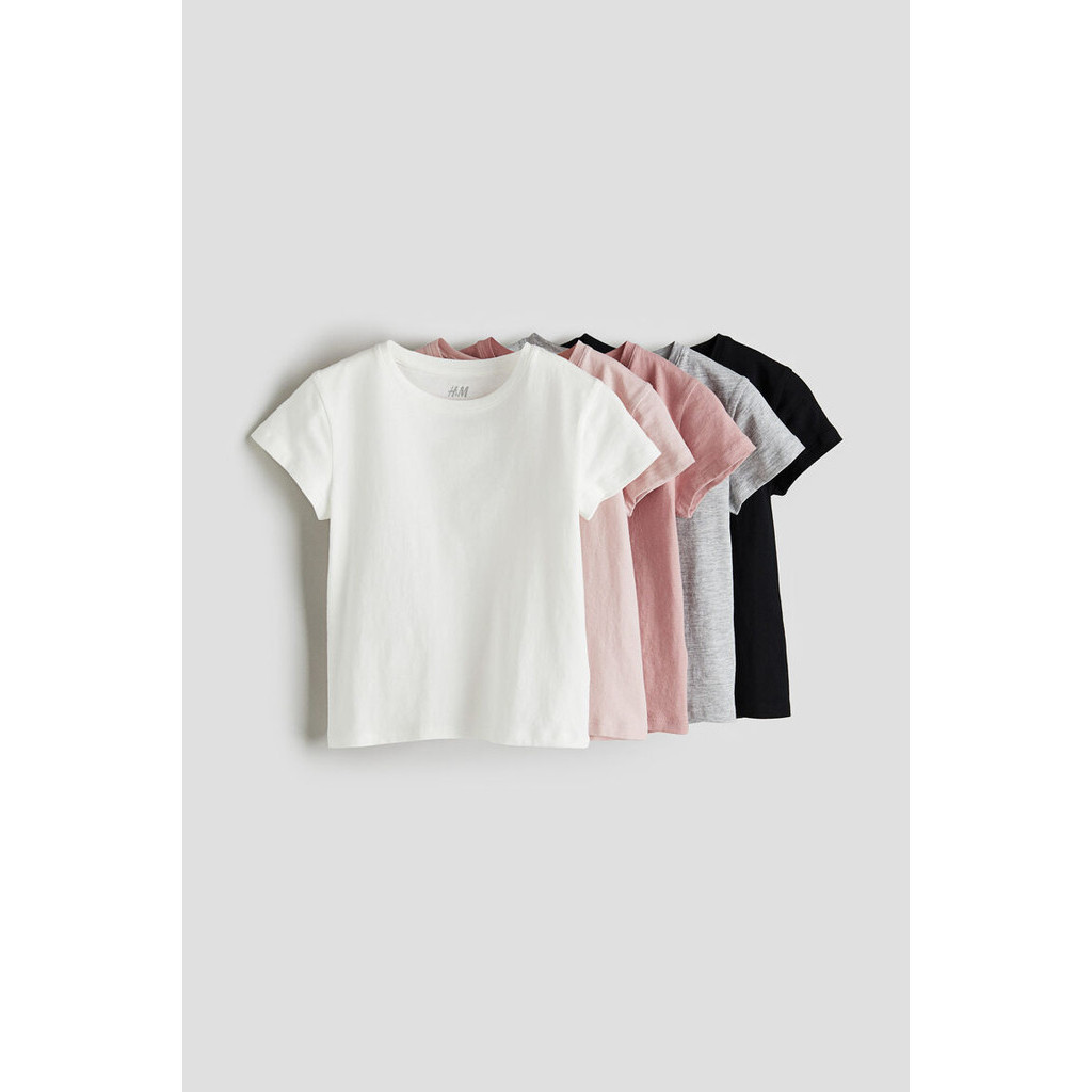 H&M  Girl 5-pack cotton T-shirts 1022628_5