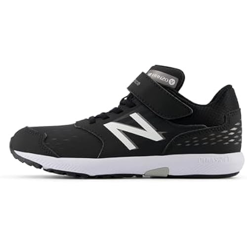 new balance New Balance Kids Shoes NB Hanzo V v6 Running Breathable Velcro Junior B1 BLACK 18.5 cm M