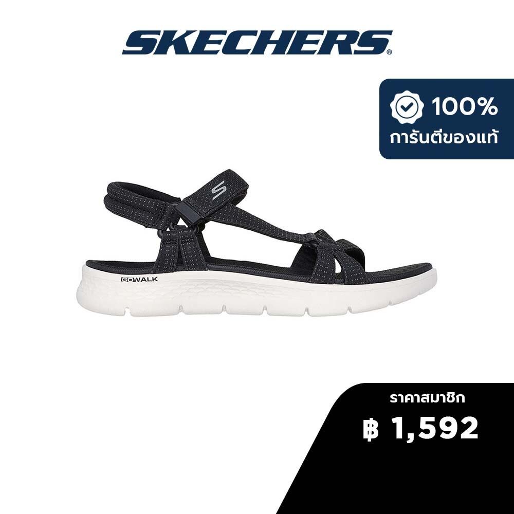 Skechers สเก็ตเชอร์ส รองเท้าแตะผู้หญิง Women GOwalk Flex Sandal On-the-GO Sandals Shoes - 141451-BKW