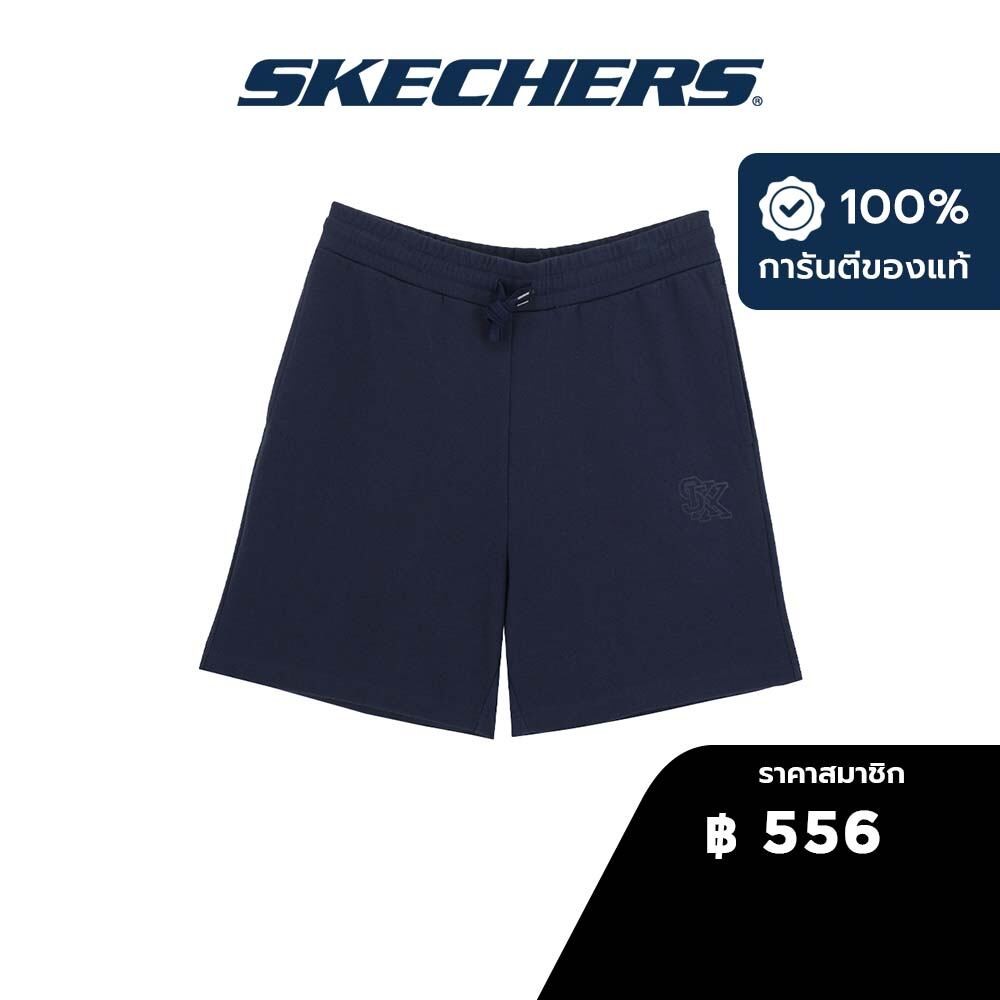 Skechers สเก็ตเชอร์ส กางเกงขาสั้นผู้ชาย Men Shorts Apparel - SL124M206-NAVY