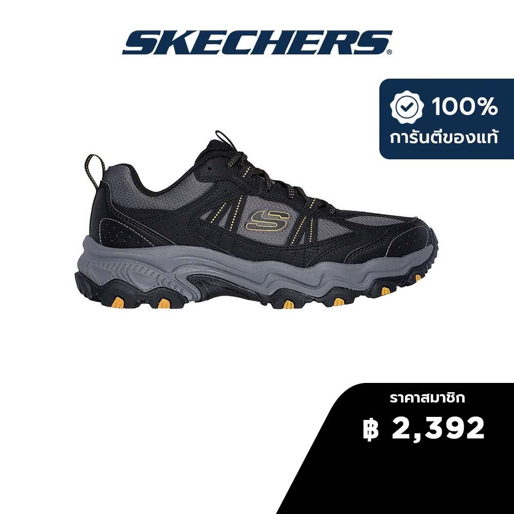 Skechers สเก็ตเชอร์ส รองเท้าเทรลผู้ชาย Men Outdoor Stamina AT Upper Stitch Trail Shoes - 237527-BKCC Memory Foam
