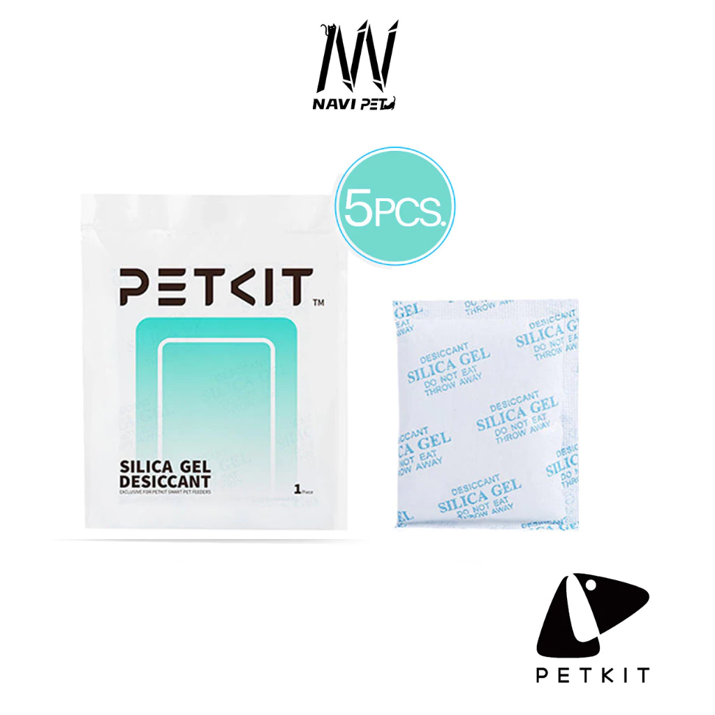 navipet petkit DESICCANT 5PCS ซองดูดความชื้นเครื่องให้อาหารสัตว์เลี้ยงอัตโนมัติ 5 ชิ้น