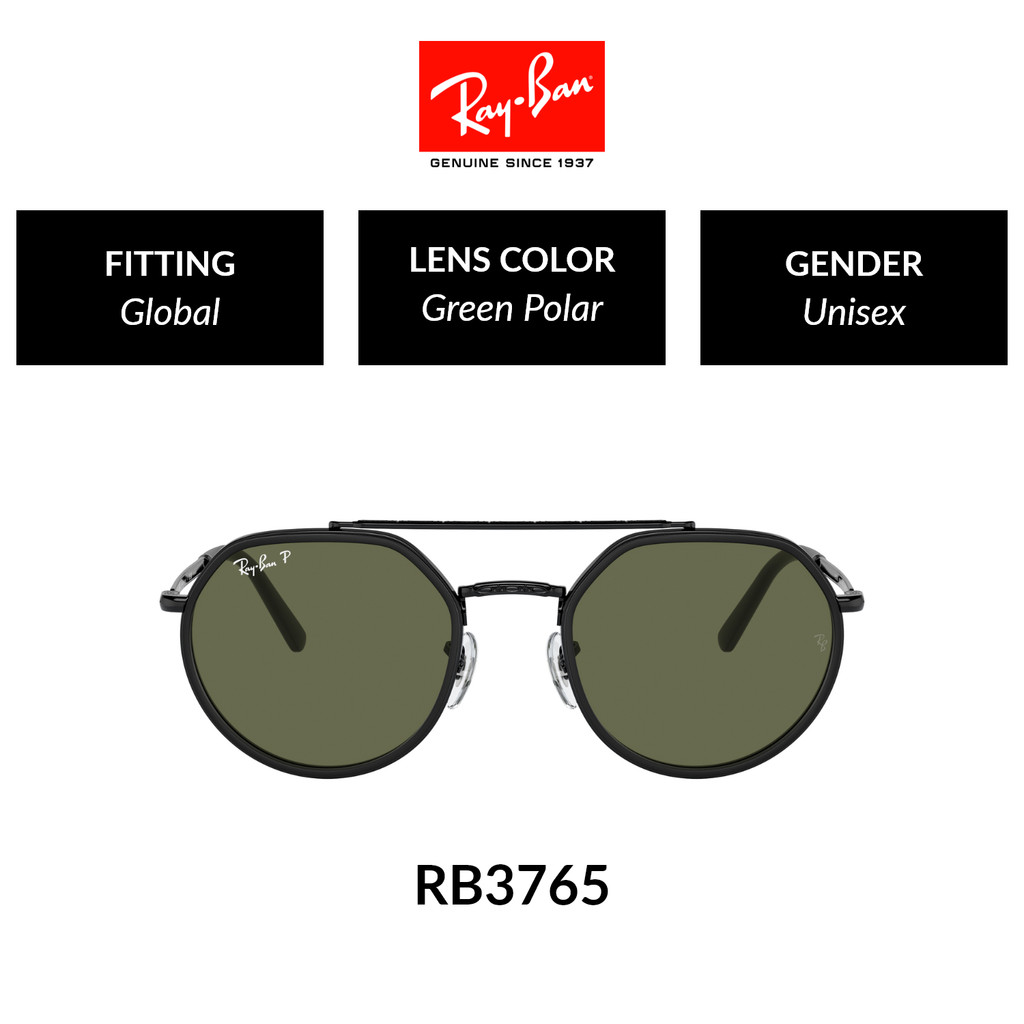 Ray-Ban RB3765 002/58 size 53 - Sunglasess แว่นกันแดด