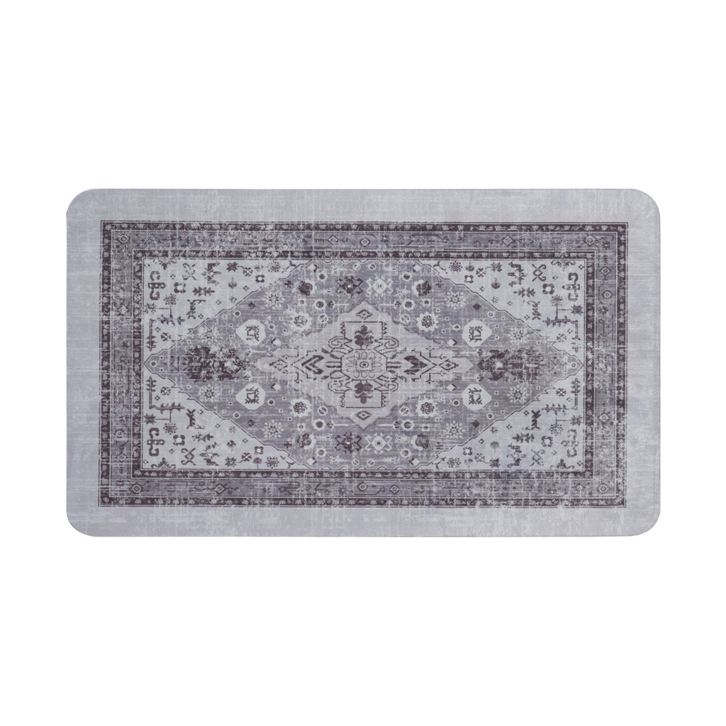 KASSA HOME พรมห้องครัว Printed รุ่น ZRM-1104-M ขนาด 75 x 45 ซม. สีเทา