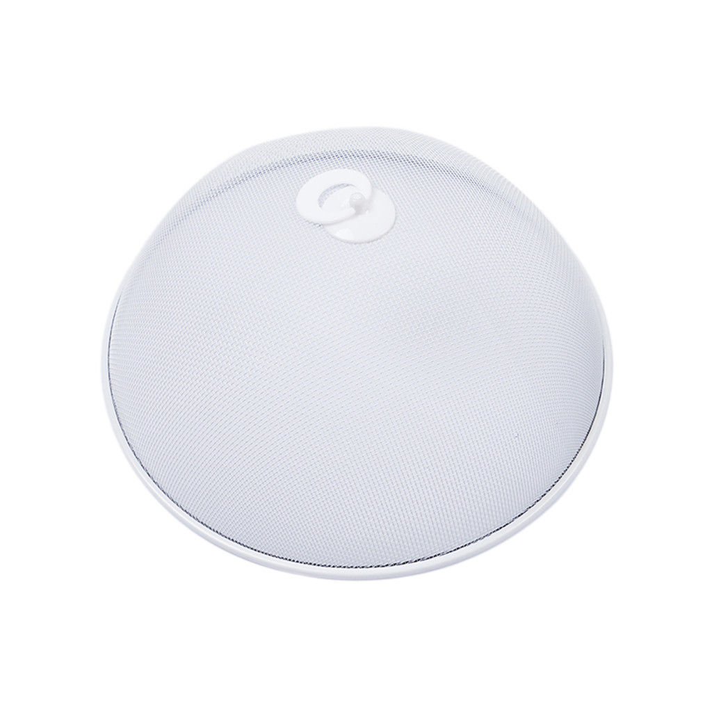 KASSA HOME ฝาชีลวดเคลือบทรงกลม รุ่น CWQ3017 ขนาด 30 x 30 x 12 ซม. สีขาว