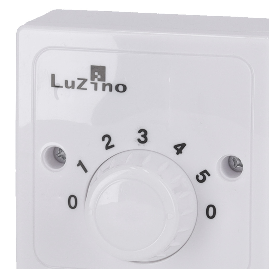 LUZINO สวิตช์ผนังพัดลมเพดาน 5 ระดับ รุ่น TW-WC-WH CBB61 3uF สีขาว - รูปที่ 3