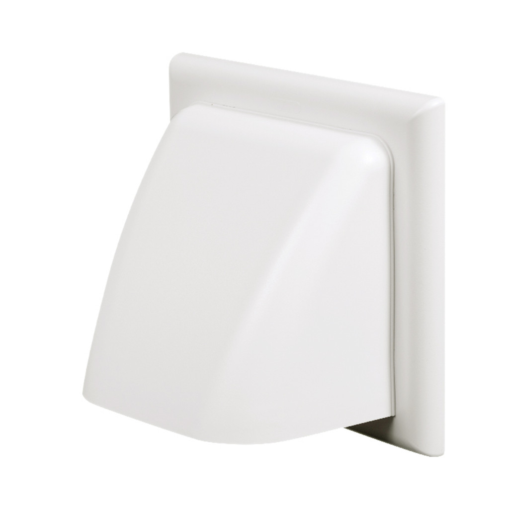 ZAGIO ฝาครอบช่องระบายอากาศ กันฝน รุ่น HTTP6G ขนาด 6 นิ้ว สีขาว