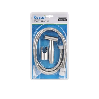 KASSA ชุดสายฉีดชำระ รุ่น KS-P080-3 สีสเตนเลส