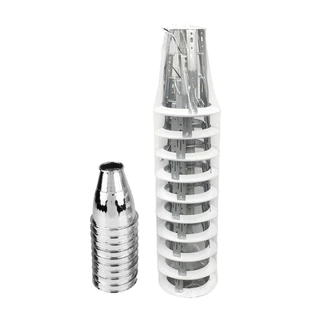 โคมดาวน์ไลท์หน้ากลม 4 นิ้ว E27x1 Brillante LUZINO รุ่น A4002-WH/ZC (แพ็ก 10 ชิ้น) สีขาว