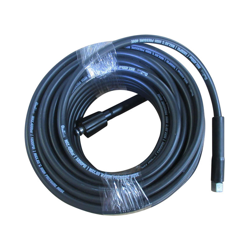 GIANTTECH สายฉีดน้ำแรงดันสูง รุ่น SM-009 ขนาด 20 เมตร แกน 14 มม. สีดำ