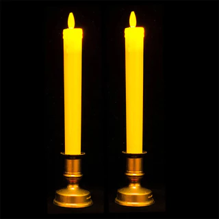 LUZINO เชิงเทียน USB LED รุ่น KB018-YL สีเหลือง