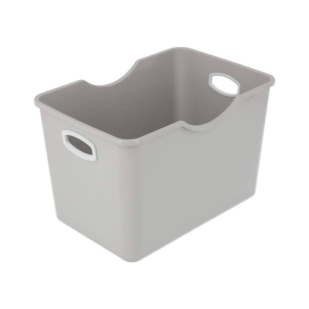 KASSA HOME กล่องเอนกประสงค์พร้อมหูจับ  รุ่น JCP-K80 ขนาด 39 x 25.7 x 25 ซม. สีเทา