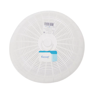 KASSA HOME ฝาชีพลาสติกทรงเบอร์ 30 รุ่น VCP-RS30 ขนาด 25 x 25 x 10 ซม. สีขาว