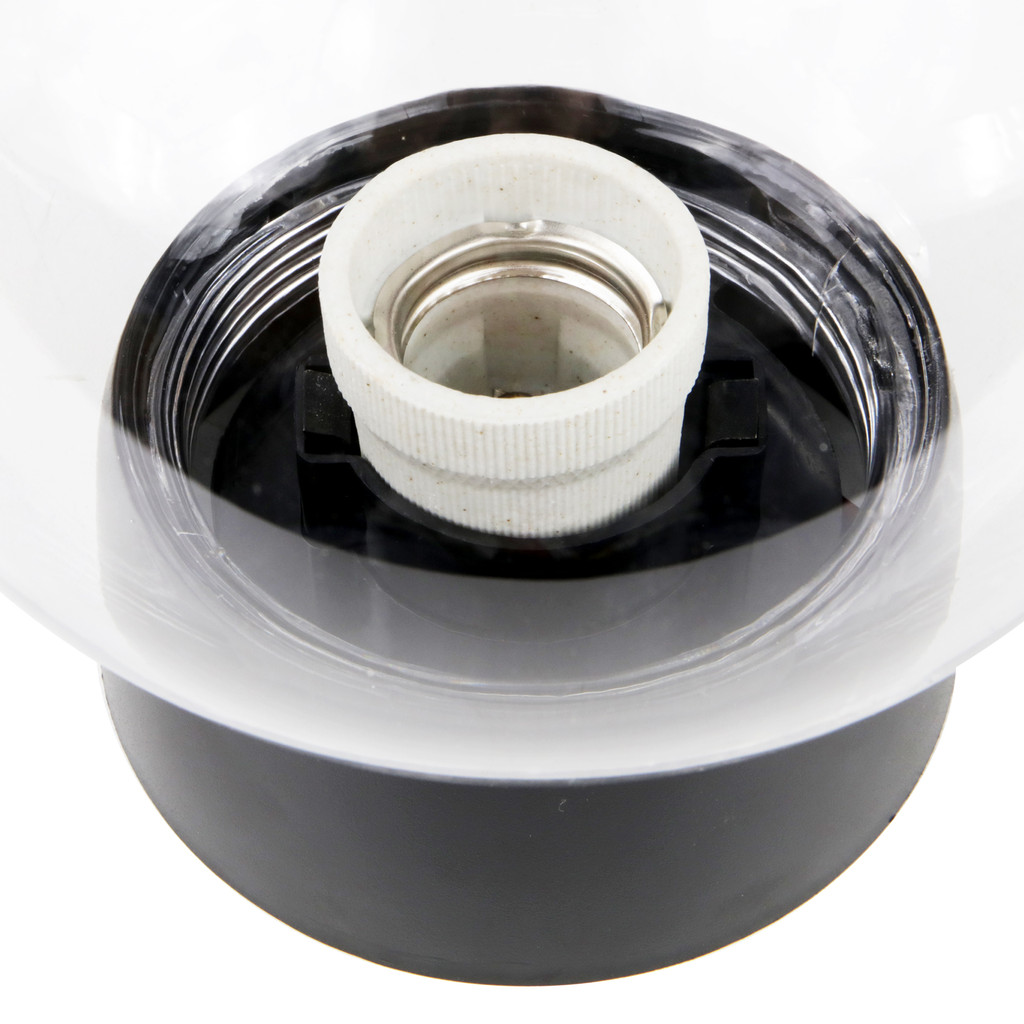 LUZINO โคมไฟหัวเสาภายนอก 1xE27 รุ่น JEWEL P06(CL) ขนาด 15 x 15 x 17.5 ซม. สีใส - รูปที่ 2