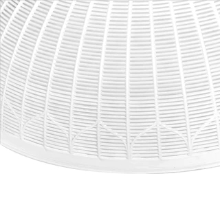 KASSA HOME ฝาชีพลาสติกทรงสูงเบอร์ 55 รุ่น VCP-RS55 ขนาด 57 x 57 x 22 ซม. สีขาว