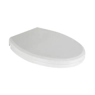 KASSA ฝารองนั่งพลาสติก ทรงรี SLOW CLOSE 2 ชั้น รุ่น KS-STC2290 สีขาว