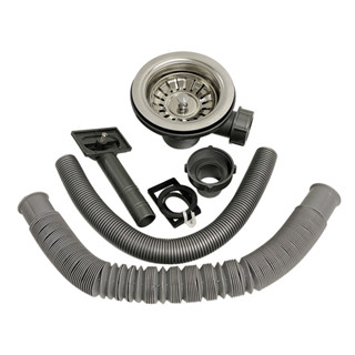 ZAGIO ชุดสะดืออ่างล้างจาน พร้อมท่อน้ำล้นและท่อน้ำทิ้ง รุ่น 3…