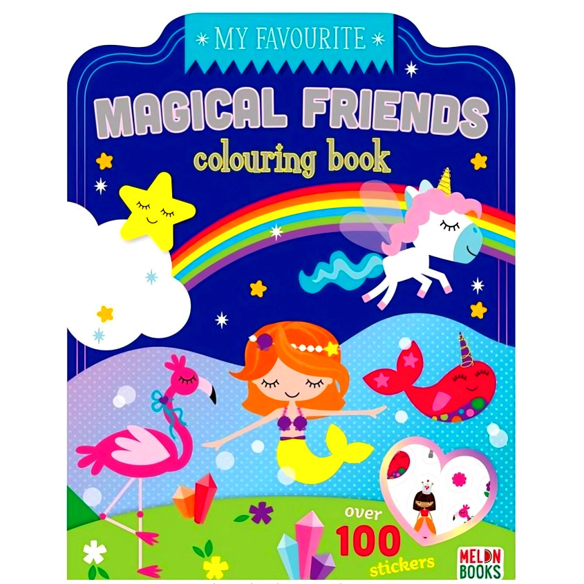 BBW หนังสือ My Favourite Magical Friends Colouring Books ISBN: 9781915101457