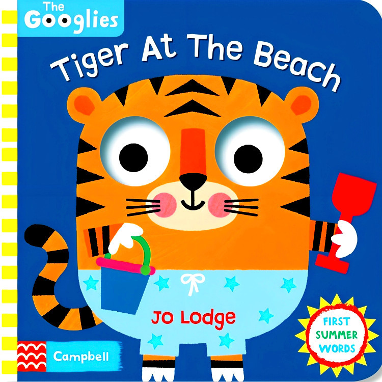 BBW หนังสือ Campbell The Googlies: Tiger At The Beach ISBN: 9781529049787