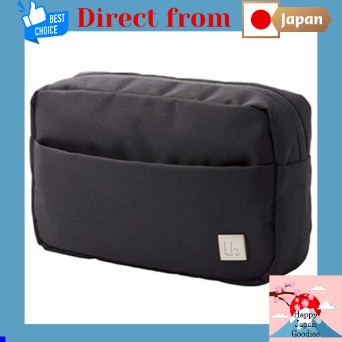 Elecom Gadget Pouch Bag-in-Bag UB Series Water Repellent 300D High Density Polyester Black BMA-UBGP0