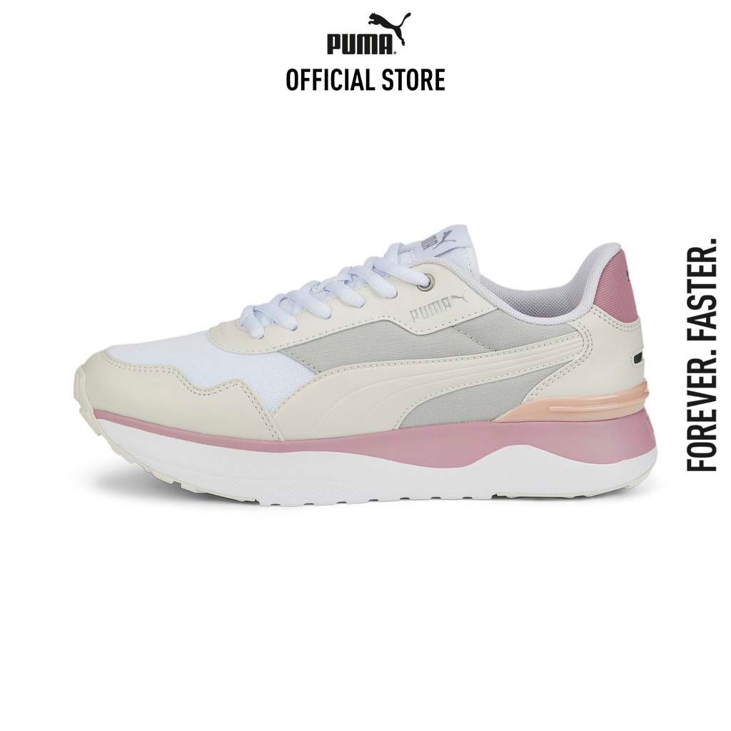 PUMA BASICS - รองเท้ากีฬาผู้หญิง R78 Voyage สีเทา - FTW - 38072919